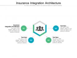 Insurance integration architecture ppt powerpoint presentation ideas gridlines cpb