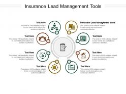 Insurance lead management tools ppt powerpoint presentation icon graphics cpb