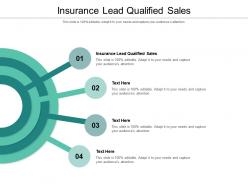 Insurance lead qualified sales ppt powerpoint presentation infographics introduction cpb