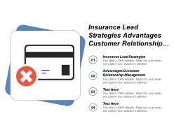 Insurance lead strategies advantages customer relationship management cpb