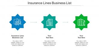 Insurance Lines Business List Ppt Powerpoint Presentation Model Professional Cpb