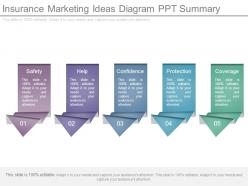 Insurance Marketing Ideas Diagram Ppt Summary