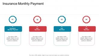 Insurance Monthly Payment In Powerpoint And Google Slides Cpb
