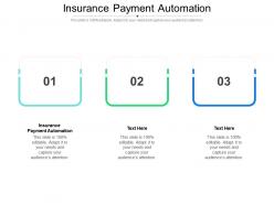 Insurance payment automation ppt powerpoint presentation gallery microsoft cpb