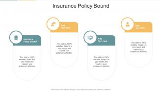 Insurance Policy Bound In Powerpoint And Google Slides Cpb