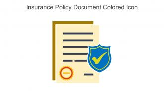 Insurance Policy Document Colored Icon In Powerpoint Pptx Png And Editable Eps Format