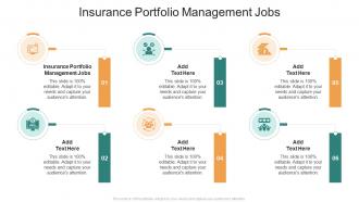 Insurance Portfolio Management Jobs In Powerpoint And Google Slides Cpb