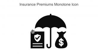 Insurance Premiums Monotone Icon In Powerpoint Pptx Png And Editable Eps Format