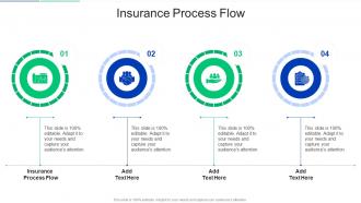 Insurance Process Flow In Powerpoint And Google Slides Cpb