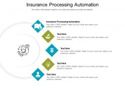 Insurance processing automation ppt powerpoint presentation pictures images cpb