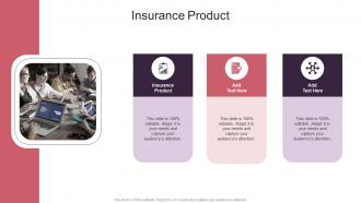Insurance Product In Powerpoint And Google Slides Cpb