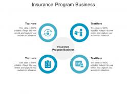 Insurance program business ppt powerpoint presentation ideas example cpb
