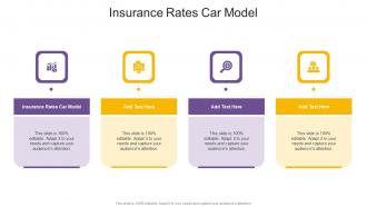 Insurance Rates Car Model In Powerpoint And Google Slides Cpb