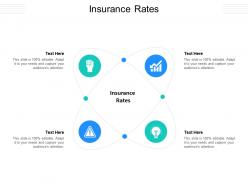 Insurance rates ppt powerpoint presentation infographic template cpb