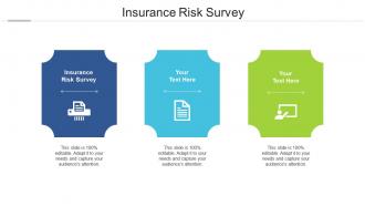 Insurance risk survey ppt powerpoint presentation show icons cpb