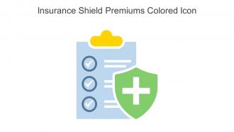 Insurance Shield Premiums Colored Icon In Powerpoint Pptx Png And Editable Eps Format