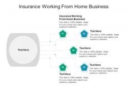 Insurance working from home business ppt powerpoint presentation inspiration vector cpb