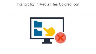 Intangibility In Media Files Colored Icon In Powerpoint Pptx Png And Editable Eps Format