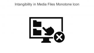 Intangibility In Media Files Monotone Icon In Powerpoint Pptx Png And Editable Eps Format