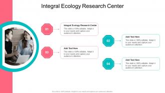 Integral Ecology Research Center In Powerpoint And Google Slides Cpb