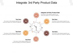 Integrate 3rd party product data ppt powerpoint presentation pictures portfolio cpb