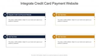 Integrate Credit Card Payment Website In Powerpoint And Google Slides Cpb