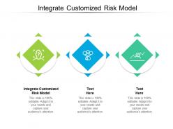 Integrate customized risk model ppt powerpoint presentation pictures guidelines cpb