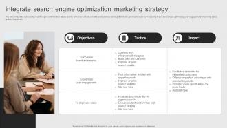 Integrate Search Engine Optimization Objectives Of Corporate Performance Management To Attain