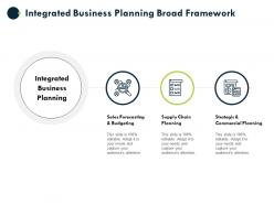 Integrated Business Planning Broad Framework Strategic And Commercial Ppt Powerpoint Presentation