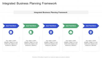 Integrated Business Planning Framework In Powerpoint And Google Slides Cpb