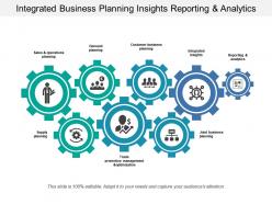 Integrated Business Planning Insights Reporting And Analytics