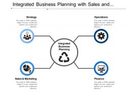 Integrated Business Planning With Sales And Marketing Finance