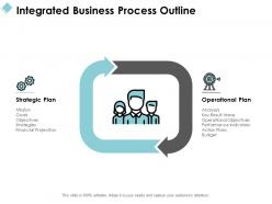 Integrated business process outline ppt powerpoint presentation file guide