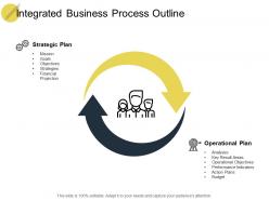 Integrated business process outline strategic plan ppt powerpoint ideas