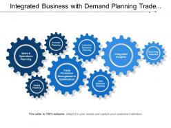 Integrated business with demand planning trade promotion management