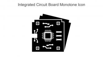 Integrated Circuit Board Monotone Icon In Powerpoint Pptx Png And Editable Eps Format