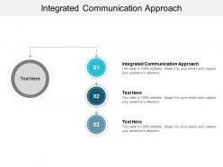 Integrated communication approach ppt powerpoint presentation outline good cpb