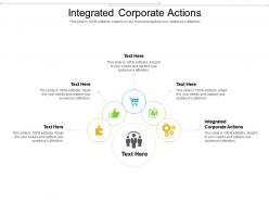 Integrated corporate actions ppt powerpoint presentation summary example cpb
