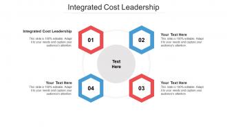Integrated cost leadership ppt powerpoint presentation infographics brochure cpb