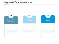 Integrated data warehouse ppt powerpoint presentation file shapes cpb