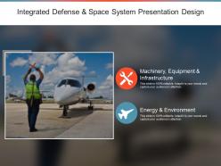 Integrated defense and space system presentation design