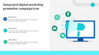 Integrated Digital Marketing Promotion Campaign Icon