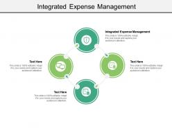 Integrated expense management ppt powerpoint presentation styles infographic template cpb