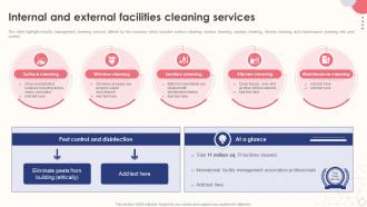 Integrated Facility Management Internal And External Facilities Cleaning Services