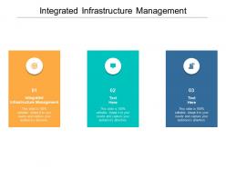 Integrated infrastructure management ppt powerpoint presentation layouts topics cpb