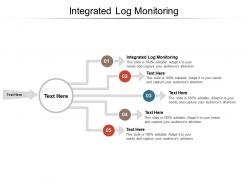 Integrated log monitoring ppt powerpoint presentation icon background image cpb
