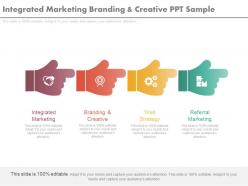 Integrated marketing branding and creative ppt sample