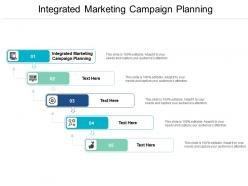 Integrated marketing campaign planning ppt powerpoint presentation ideas deck cpb