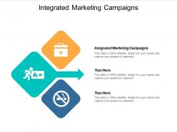 Integrated marketing campaigns ppt powerpoint presentation icon brochure cpb
