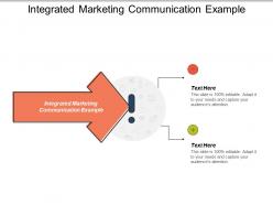 Integrated marketing communication example ppt powerpoint presentation file design ideas cpb